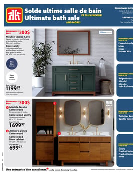 Circulaire Home Hardware - Solde ultime salle de bain Circulaire Home Hardware - Solde ultime salle de bain